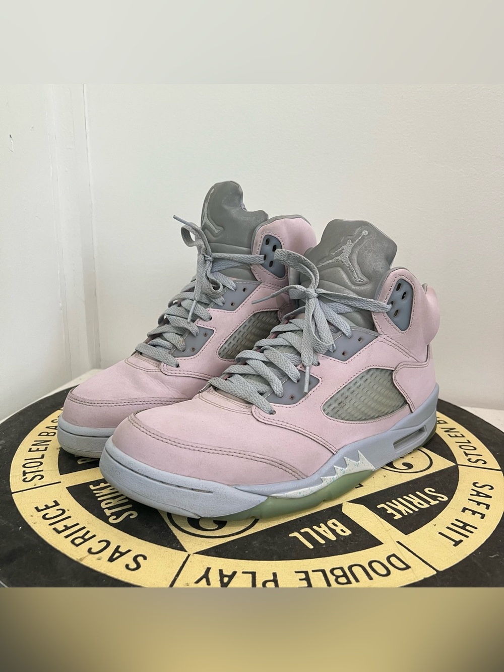 Nike Air Jordan 5 Retro Regal Pink Easter High Top Sneakers Shoes Mens Size 10.5